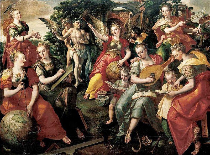 Marten de Vos Allegory of the Seven Liberal Arts Spain oil painting art